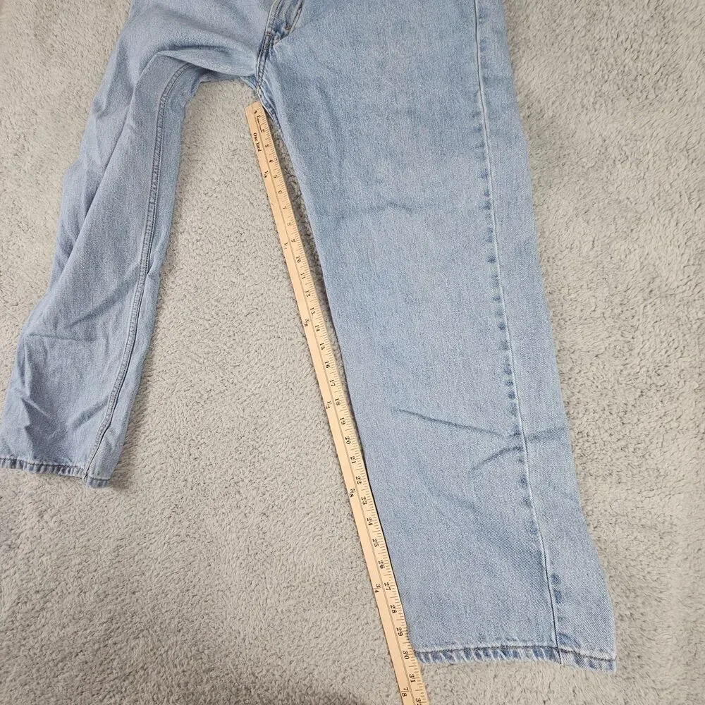 Levis 550 Jeans Mens 35x30* Denim Relaxed Straight Light Wash Grunge Distressed
